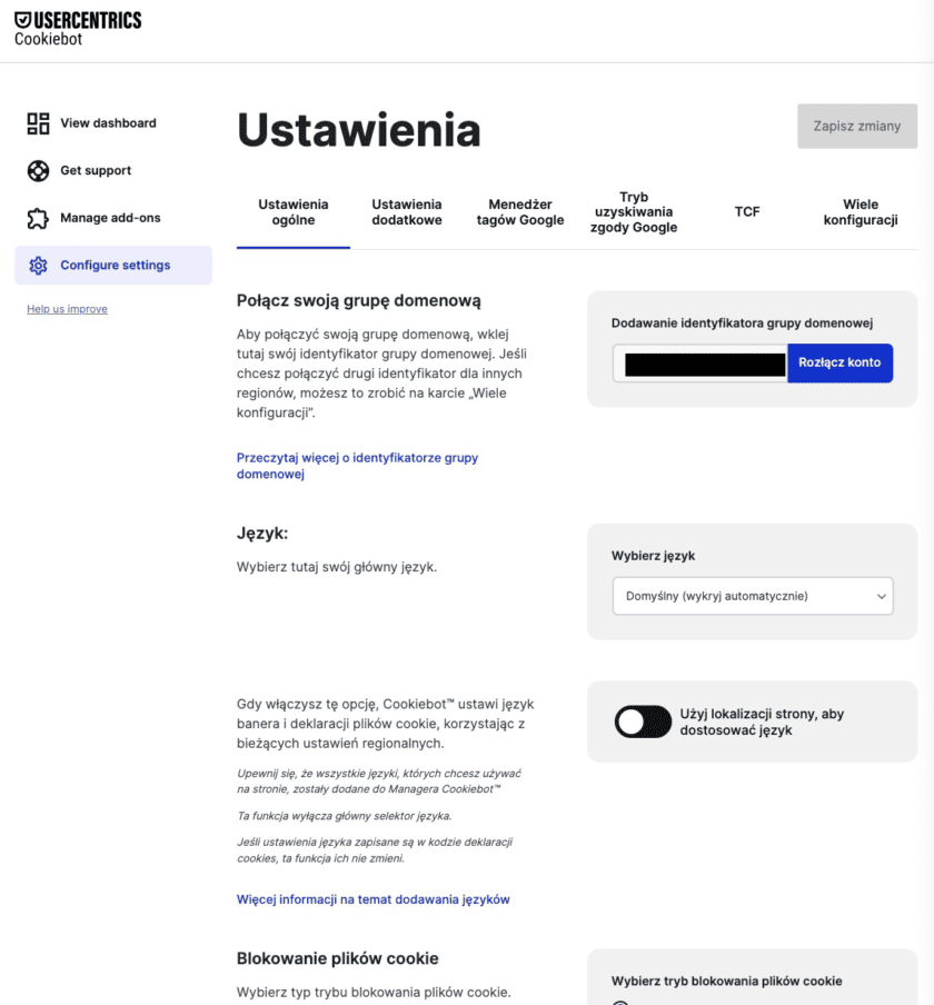 Cookiebot w WordPress