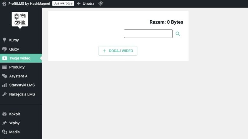 ProfitLMS by HashMagnet w WordPress