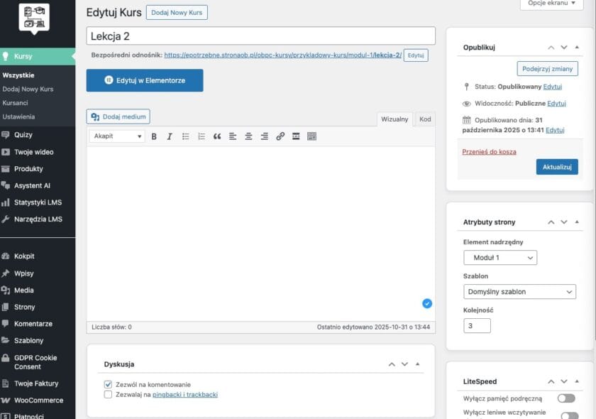 ProfitLMS by HashMagnet w WordPress