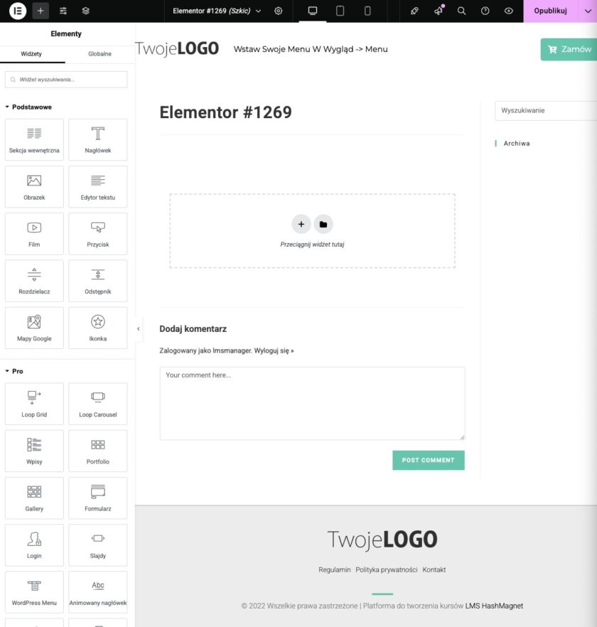 ProfitLMS by HashMagnet w WordPress