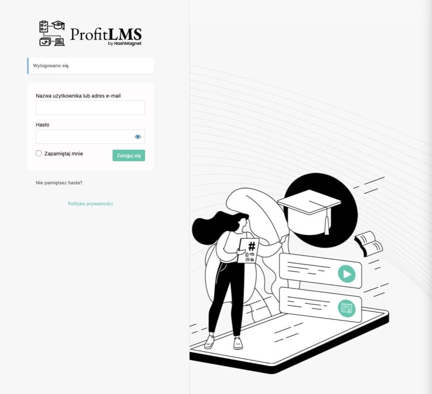 ProfitLMS by HashMagnet w WordPress