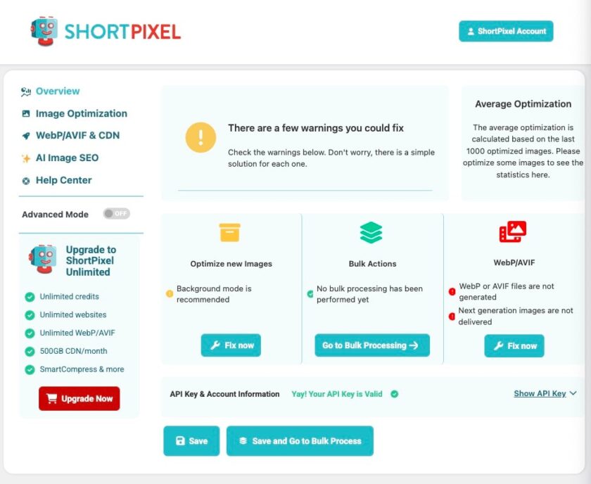 Shortpixel w WordPress