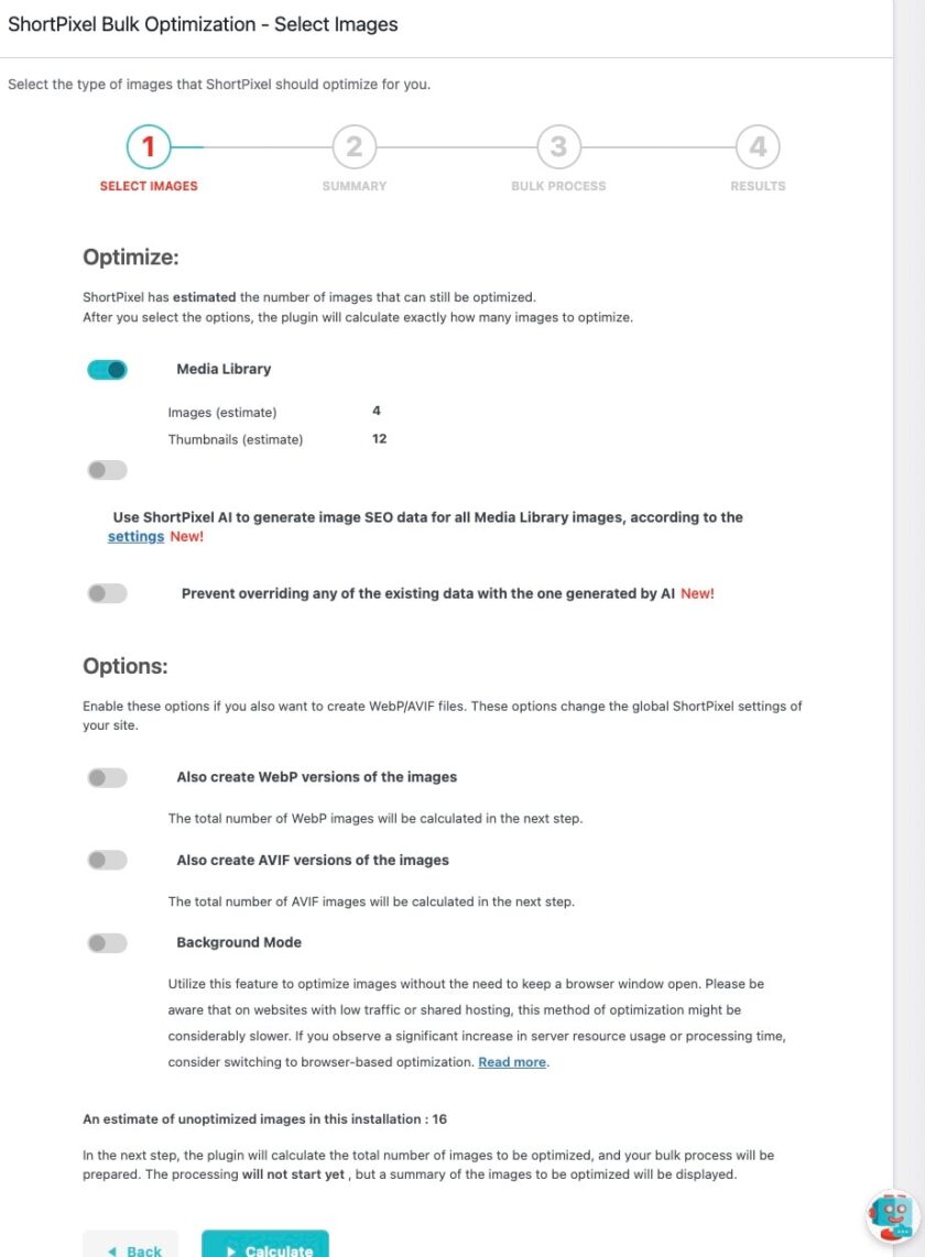 Shortpixel w WordPress