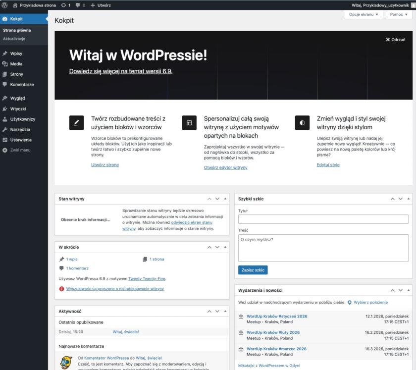 WordPress w Docker