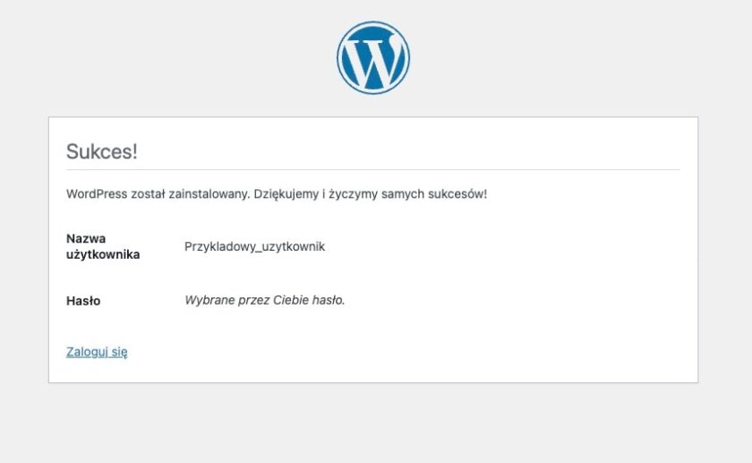 Instalacja WordPressa na localhost