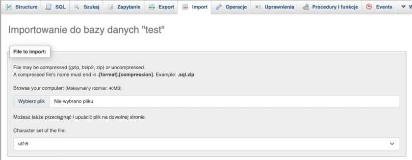 Przenoszenie WordPressa z localhost na serwer