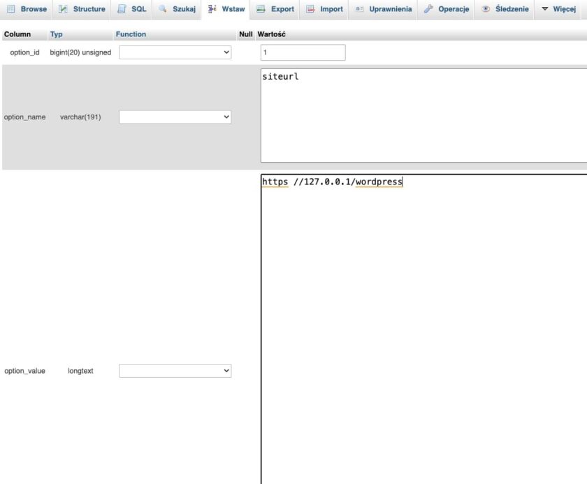 Przenoszenie WordPressa z localhost na serwer
