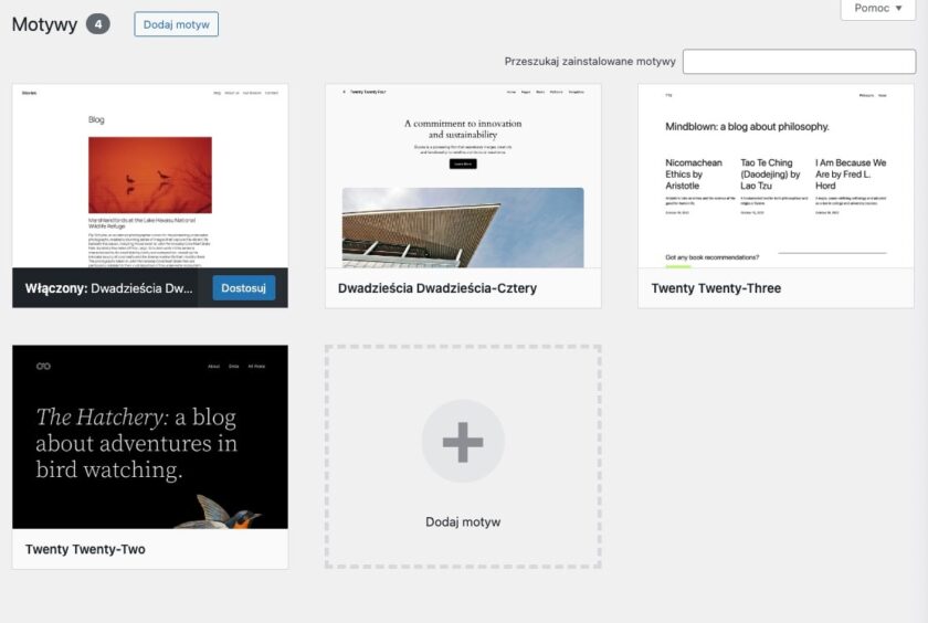 WordPress na localhost