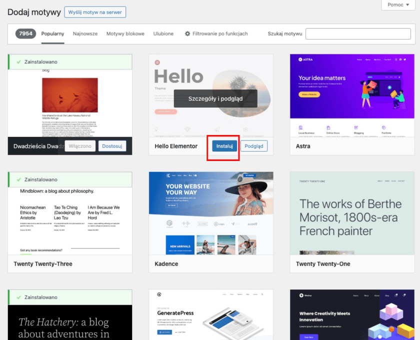 WordPress na localhost