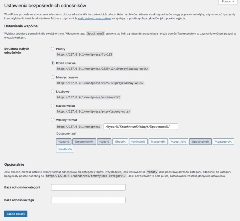 WordPress na localhost