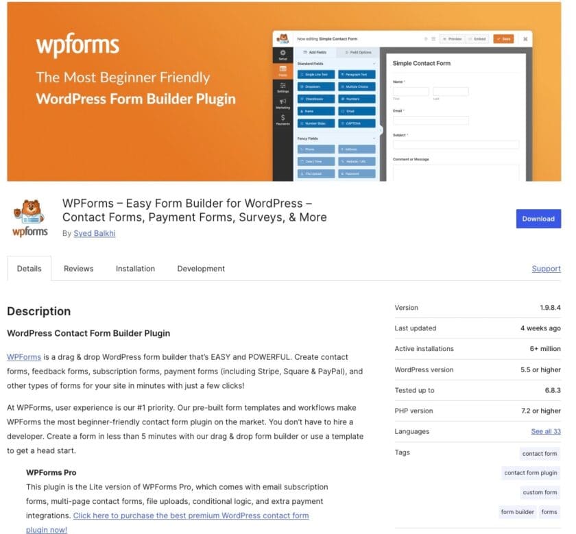 WPForms