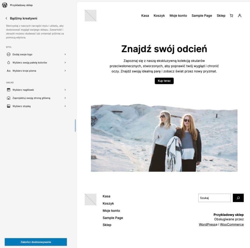 Zakładanie sklepu WooCommerce: Uruchomienie