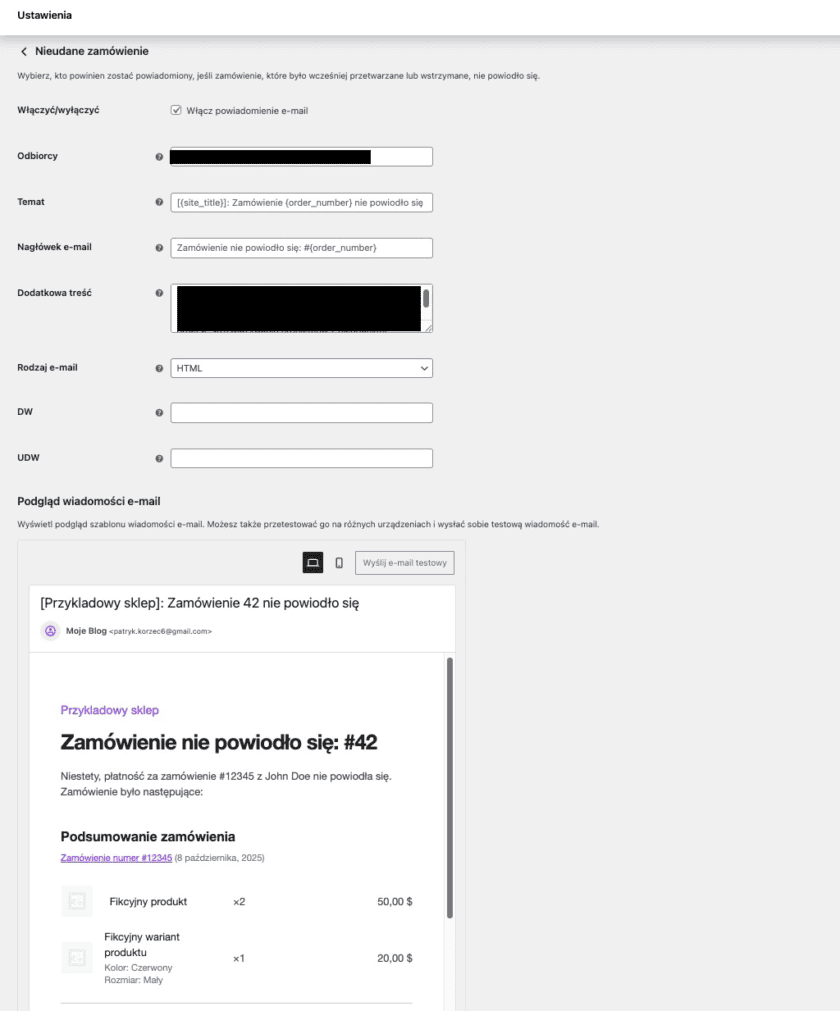 Zakładanie sklepu WooCommerce: Ustawienia